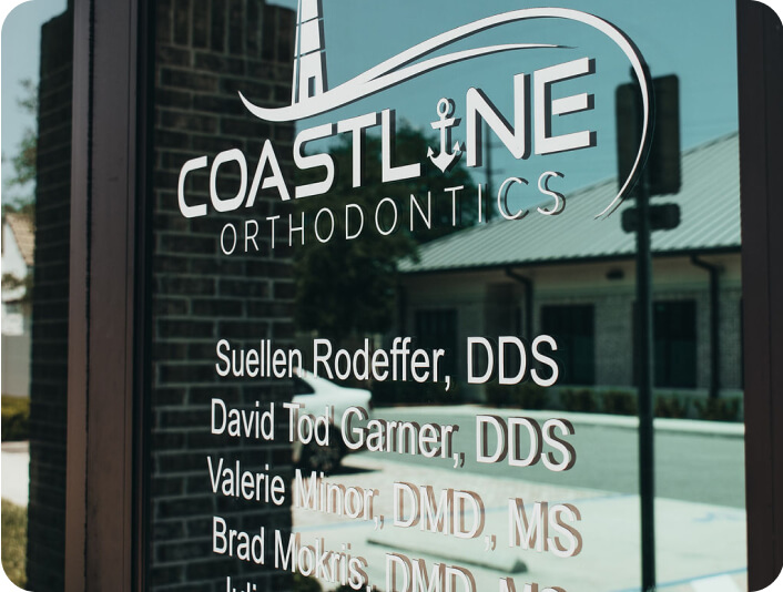 Coastline Orthodontics Front Door to Location